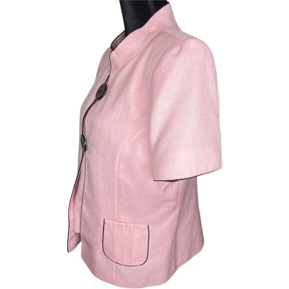 Tahari Arthur S. Levine 12P Pink Two-Piece Jacket & Sleeveless Top Womens Petite - Picture 7 of 14